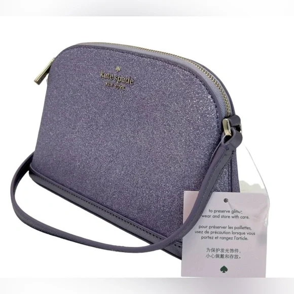 NWT Kate Spade Glitter Tinsel Dome Crossbody Bag - Picture 1 of 5